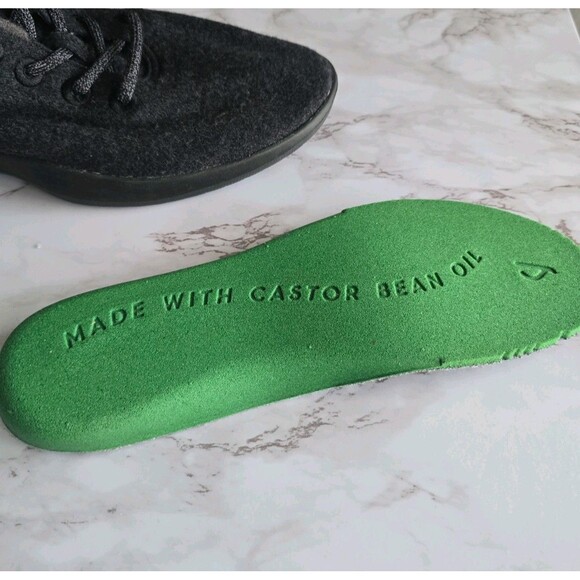 Allbirds Wool Runners Women’s Size 9 All Black Merino Wool Lace Up Comfort Shoes - Picture 11 of 12